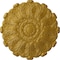 Ekena Millwork Durham Ceiling Medallion (Fits Canopies up to 4 1/4"), Hand-Painted Pharaohs Gold, 31"OD x 1 1/2"P CM31DUPGS - alternate 1